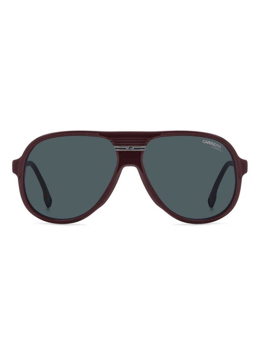 New Carrera C SPORT 07/S LHFKU Men Burgundy Aviator Sunglasses Authentic